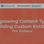 Outgrowing Content Types Building Custom Entities