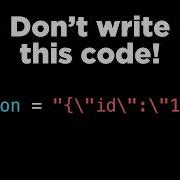 Using A Raw String To Write JSON Data In Swift