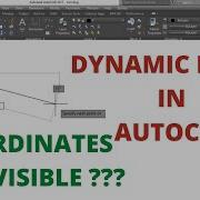 DYNAMIC INPUT IN AUTOCAD