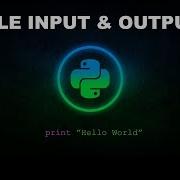 File Input Output Python Programming