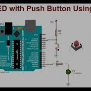 Toggle LED With Push Button Using Arduino Proteus Simulation Tutorial Code