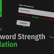 Password Strength Validation With Javascript Quick Tutorial