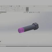 Создание внешней резьбы Демонстрация SolidWorks