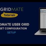 GridMate User Grid Reset Configuration