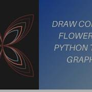 DRAW COLORFUL FLOWER WITH PYTHON TURTLE GRAPHICS Drawing A Flower With Python Turtle Module