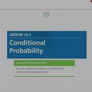 Conditional Probability Lesson 12 2