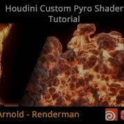 Houdini Custom Pyro Shader Redshift Renderman Arnold