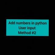 Python Program To Add Two Numbers Method 2 Shorts Coding Programming Coder