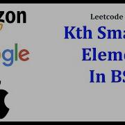 Leetcode 230 Find Kth Smallest In Binary Search Tree