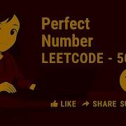 Perfect Number LeetCode 507