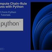 How To Compute Chain Rule Derivatives In Python With SymPy In Under 1 5 Munutes