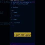 Python Quiz 05 Python Coding Programming Shorts Thecodeschool