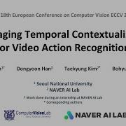 ECCV 2024 Leveraging Temporal Contextualization For Video Action Recognition