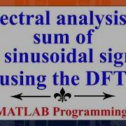 Spectral Analysis Of A Sum Of Two Sinusoidal Signals Using DFT In MATLAB Digital Signal Processing