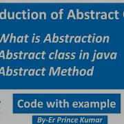 Abstraction Abstraction In Java What Is Abstract Class And Abstract Methods In Java Hindi