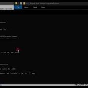 Simple Quiz System In Python DEMO