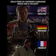 Hello There In 3 Different Languages Starwars