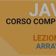 Arraylists JAVA TUTORIAL ITALIAN 19