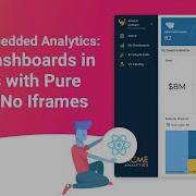 React Embedded Analytics создавайте панели мониторинга за считанные минуты с помощью Pure Embed