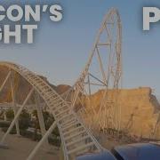 Falcon S Flight Front Row POV NEW 600 Foot 155 Mph Roller Coaster At Six Flags Qiddiya City
