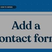 How To Add A Contact Form On WordPress Com