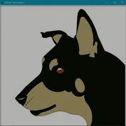 Dog Drawing In Python Blacky