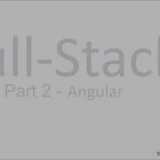 Fullstack Part 5 Angular