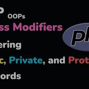 PHP Access Modifiers Explained Public Private And Protected L HINDI 5