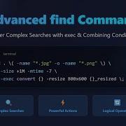 Mastering The Linux Find Command Advanced Search Techniques With Exec And Logical Operators