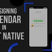 React Native Calendar Calendar Picker React Native Tutorial React Native Project