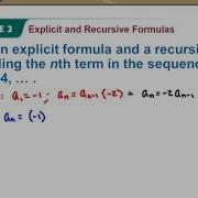 10 3 Example 2 Explicit And Recursive Formulas