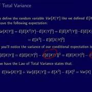 Conditional Expectation And Variance