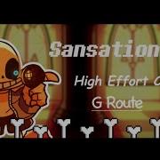 FNF High Effort Sansational V2 Chart G