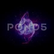 PREVIEW 4K 60Fps Vfx Abstract Blue Magical Particles Sphere