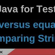 Java For Testers Part 95 Difference Between And Equals Method