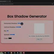 Box Shadow Generator Using HTML CSS And JavaScript With Source Code