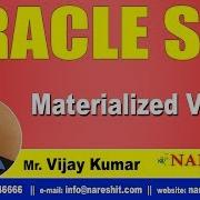 Materialized Views In SQL Oracle SQL Tutorial Videos Mr Vijay Kumar