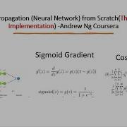 8 Backpropagation Neural Network From Scratch Theory Implementation Andrew Ng Coursera