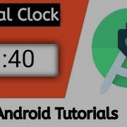 How To Create Digital Clock In Android Studio Developer Deepak Android Tutorials 12