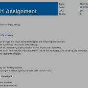 LAB211 Analyze The User Input String