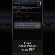 Python Package Installation Using PIP