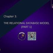 CHAPTER 3 THE RELATIONAL DATABASE MODEL Part 1