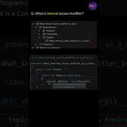 What Is Internal Access Modifier