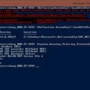 Access NET Assembly In Windows PowerShell