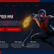 Landing Page Spider Man Com HTML CSS