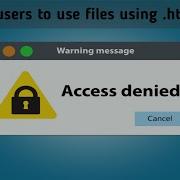 Restrict Users Prevent Users To Access To Php Files Directly Htaccess Tutorial