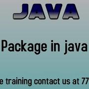 Package In Java In Hindi