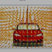 SolidWorks Car Fluid Dynamics Simulation