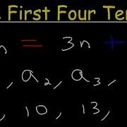 Writing The First Four Terms Of A Sequence