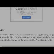 Applets In Java Lecture 4 B Parameter Passing